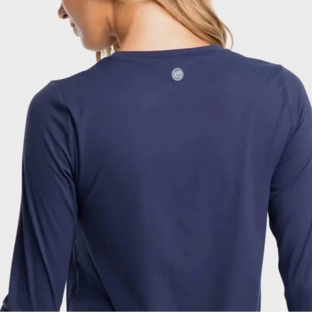 Southern Tide Demy Long Sleeve Performance Top Nautical Navy Size XL NWT - Picture 2 of 5